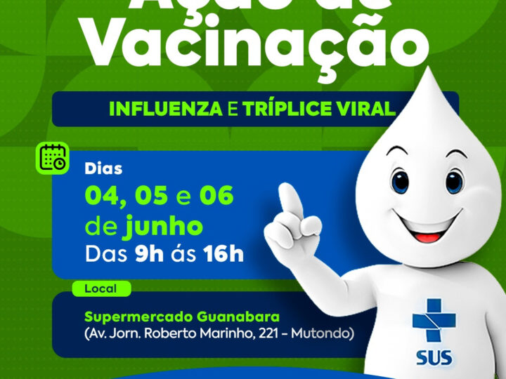 São Gonçalo faz ação itinerante para vacinar população em supermercado