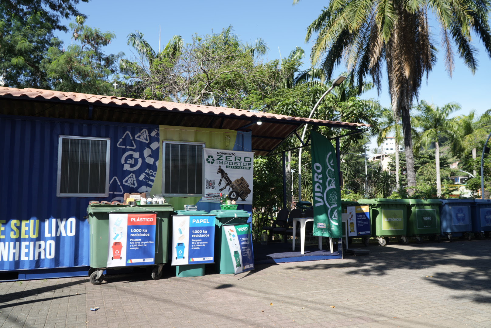 Ecoponto já reciclou mais de 430 toneladas de resíduos em São Gonçalo
