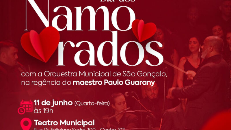Orquestra Municipal de São Gonçalo faz concerto pelo Dia dos Namorados