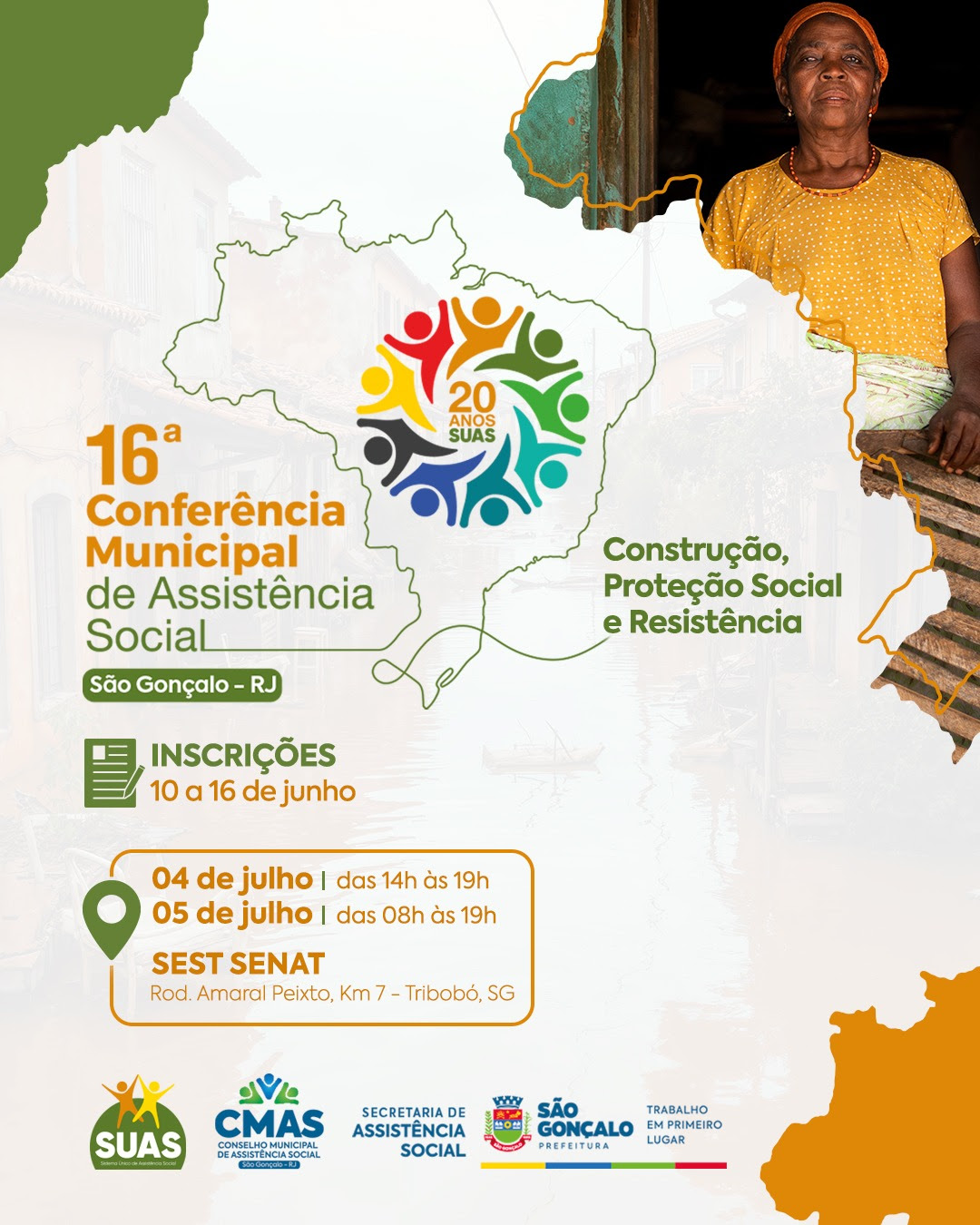 São Gonçalo realiza a 16ª Conferência Municipal de Assistência Social em julho
