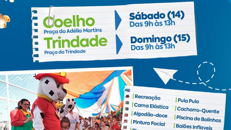 Caravana de Arte e Lazer chega aos bairros Coelho e Trindade 