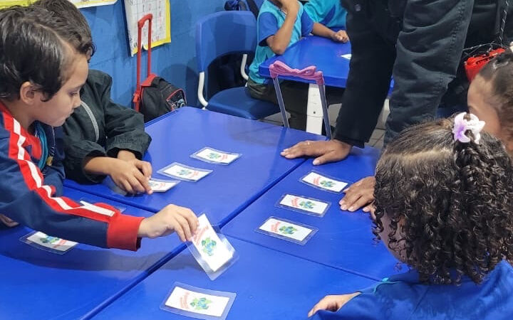 Projeto “Meu Ambiente” promove atividade lúdica sobre reciclagem em escola de Santa Izabel