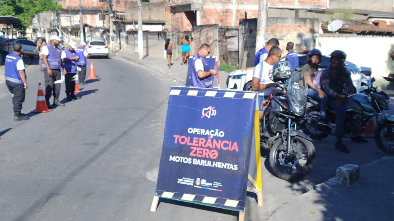 São Gonçalo realiza mais uma Operação Tolerância Zero na tarde desta segunda-feira (16)