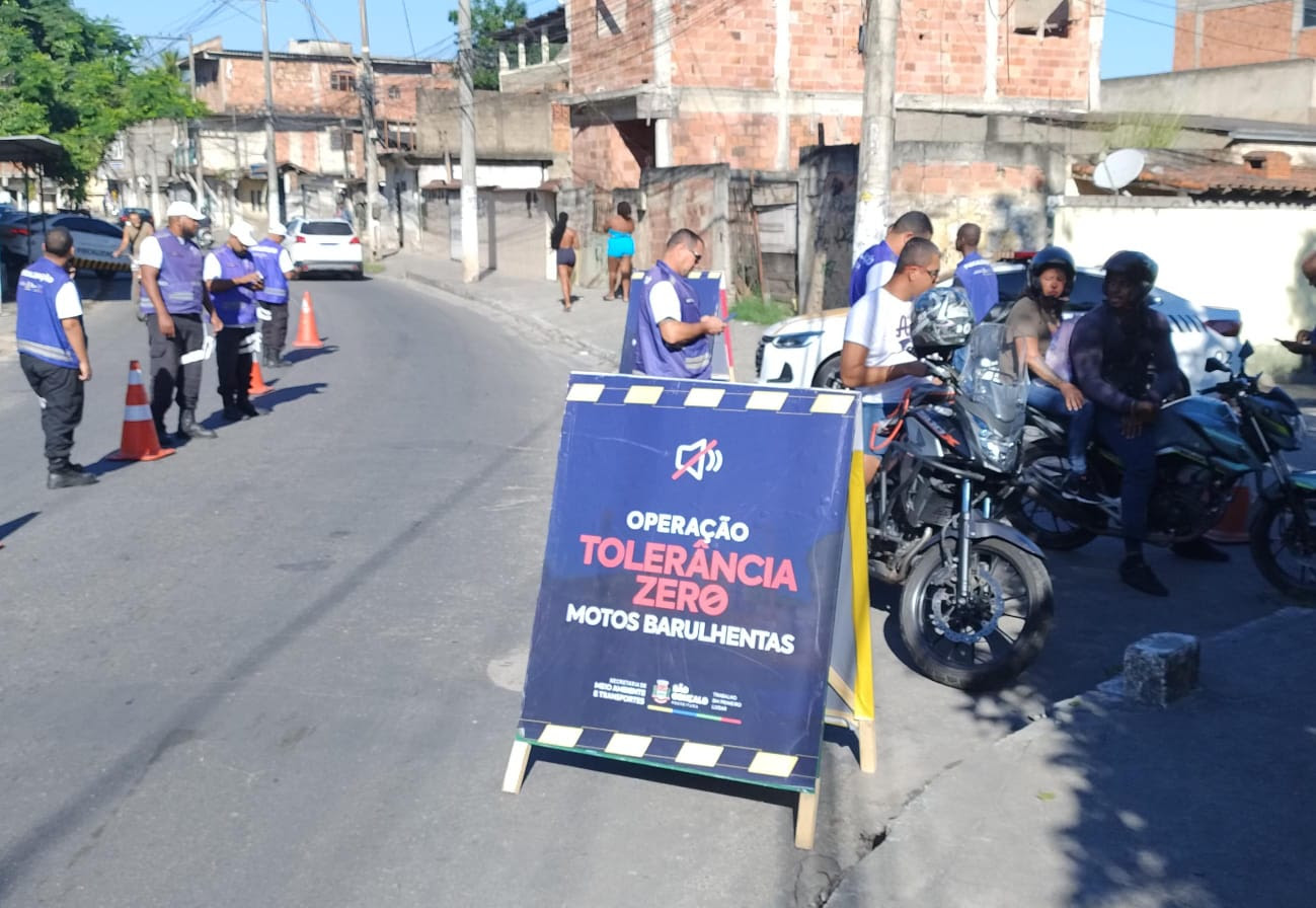 São Gonçalo realiza mais uma Operação Tolerância Zero na tarde desta segunda-feira (16)
