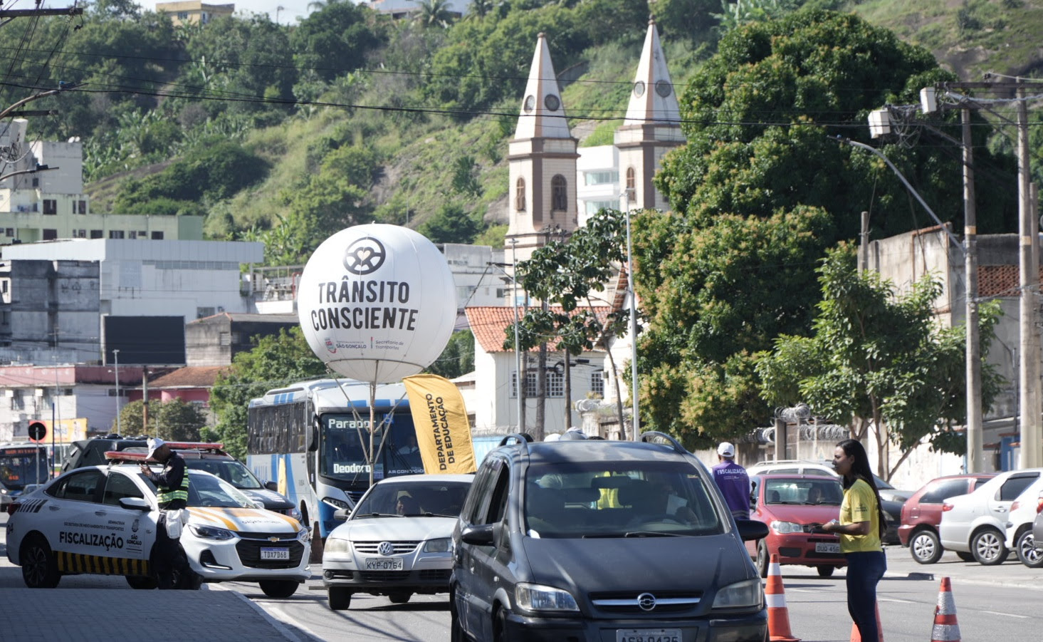 São Gonçalo intensifica campanha de combate à imprudência no trânsito