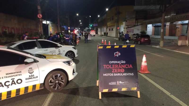 Operação contra motos barulhentas realiza mais de 440 abordagens em São Gonçalo