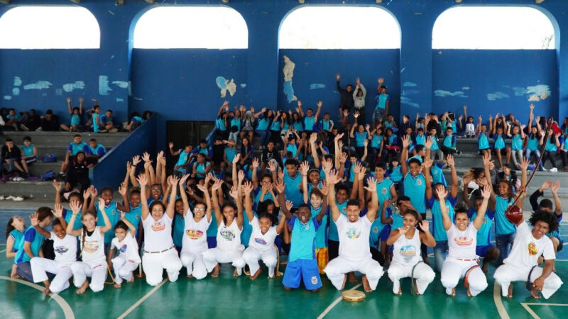 Capoeira é destaque em recreio dirigido em escola de São Gonçalo