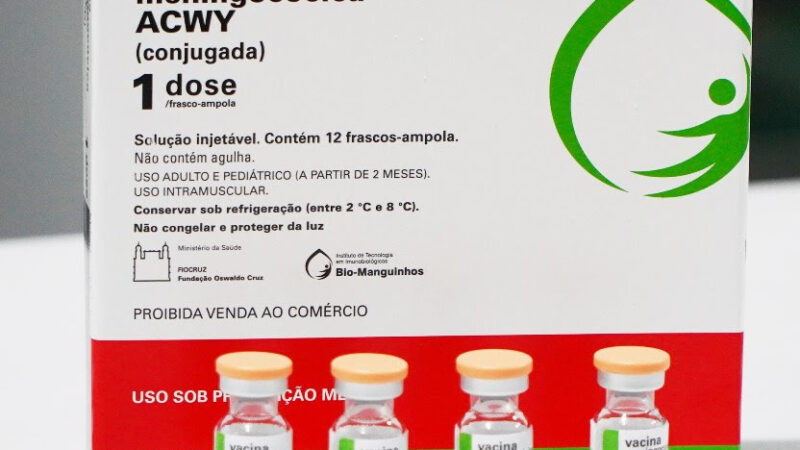 São Gonçalo aplica vacina meningocócica ACWY como dose de reforço