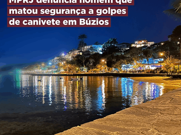 MPRJ denuncia homem que matou segurança a golpes de canivete em Búzios