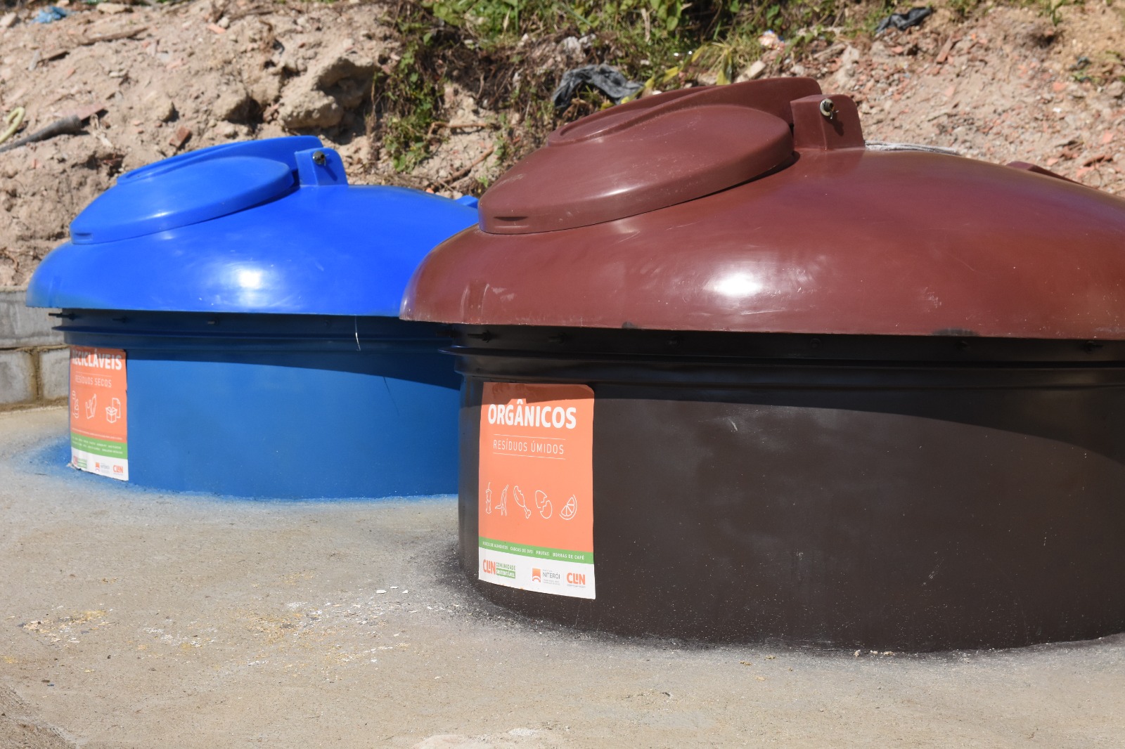 Prefeitura de Niterói instala contêineres para coleta seletiva na Ititioca