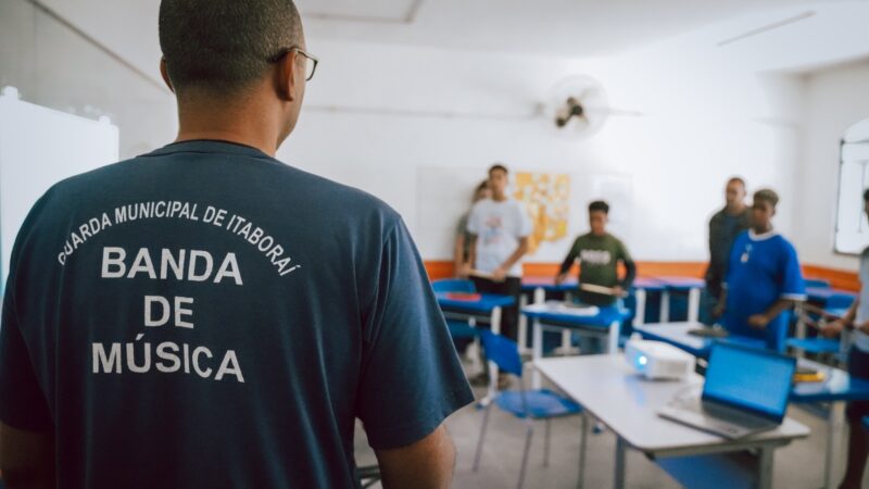 Guarda Municipal promove projeto “Percussão nas Férias” para jovens da rede pública de Itaboraí