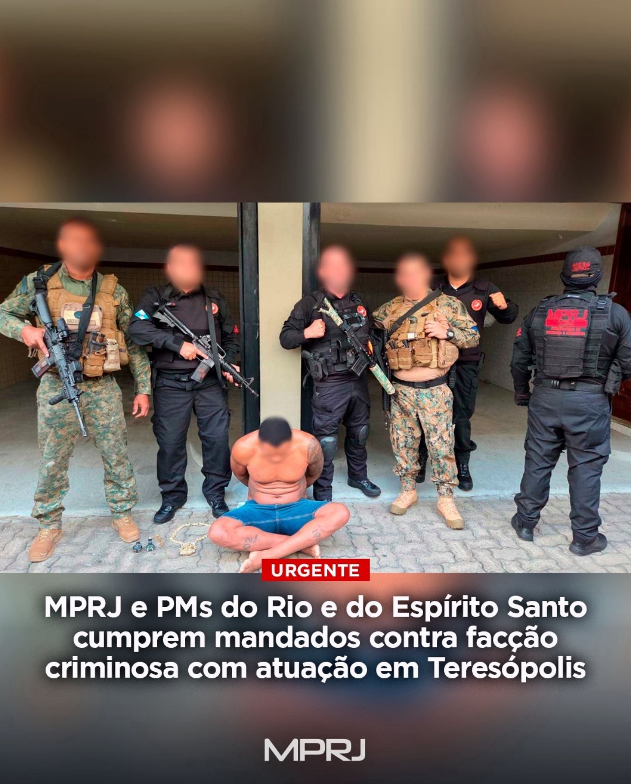 MPRJ deflagra operação contra o Comando Vermelho em Teresópolis e Duque de Caxias