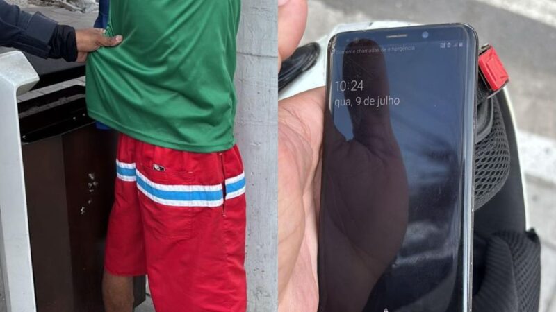 Ação rápida do Segurança Presente termina com prisão por furto e celular recuperado no Centro de Niterói