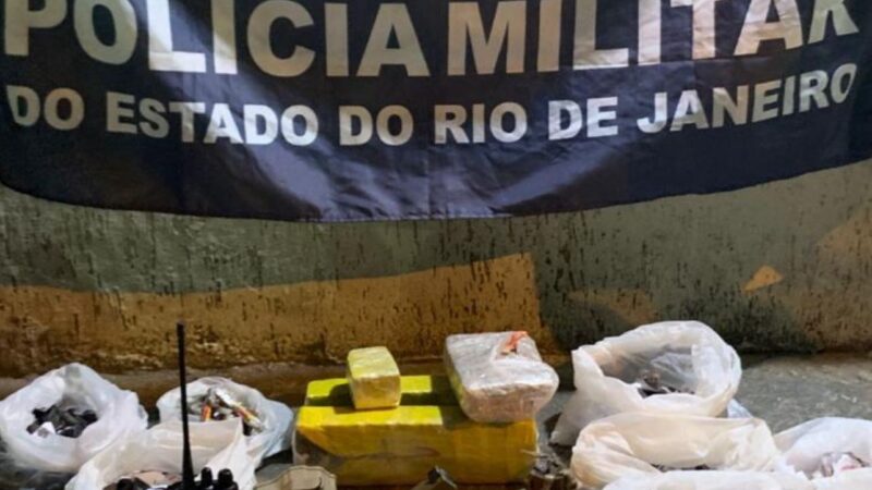 OPERAÇÃO NO ANAIA GRANDE TERMINA COM UM PRESO E GRANDE APREENSÃO DE DROGAS, ARMA E GRANADA CASEIRA