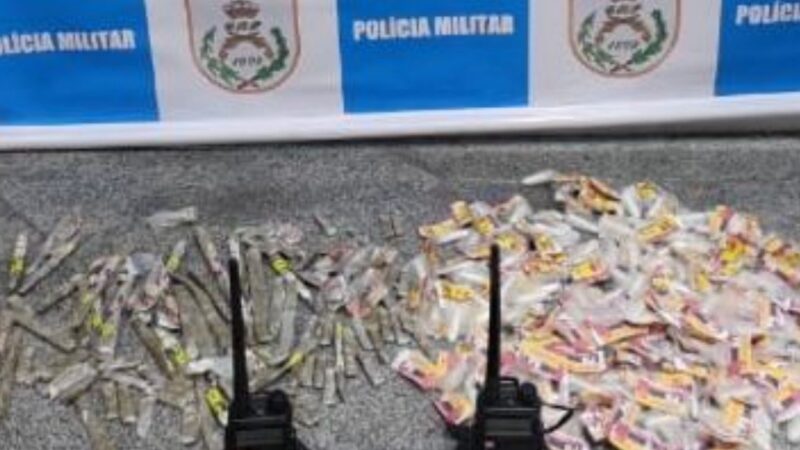 Adolescente é apreendido por tráfico de drogas na Comunidade Boa Esperança, em Itaipu