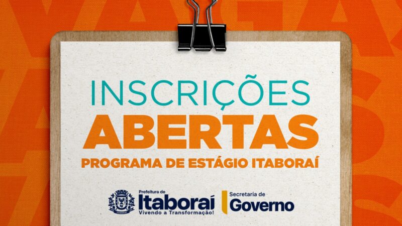 Itaboraí abre inscrições para Programa de Estágio Obrigatório com mais de 500 vagas