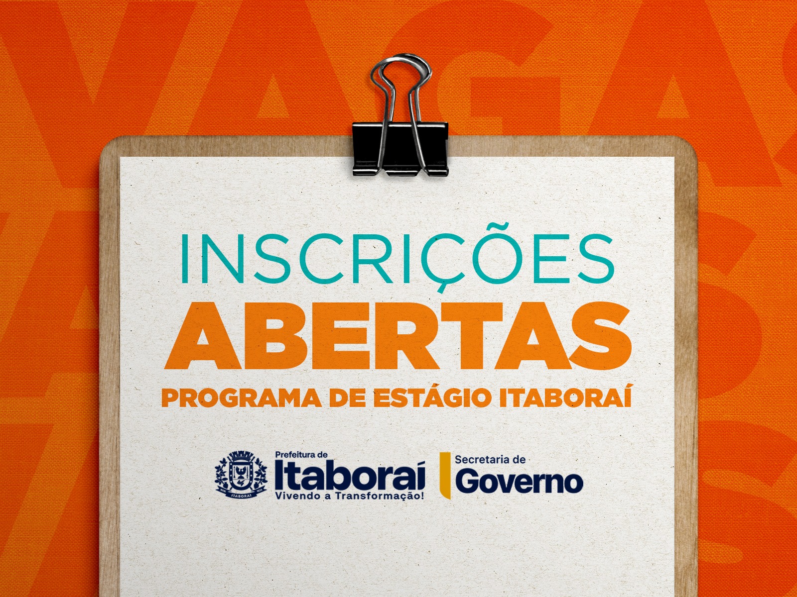 Itaboraí abre inscrições para Programa de Estágio Obrigatório com mais de 500 vagas