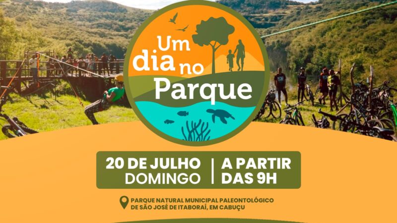Itaboraí participa da campanha nacional ‘Um Dia no Parque’ com programação especial no Parque Paleontológico
