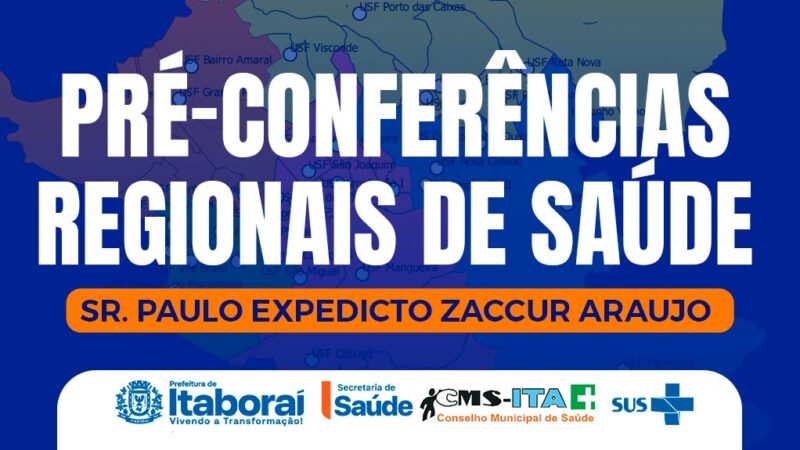 Itaboraí realiza Pré-Conferências Regionais de Saúde a partir de agosto
