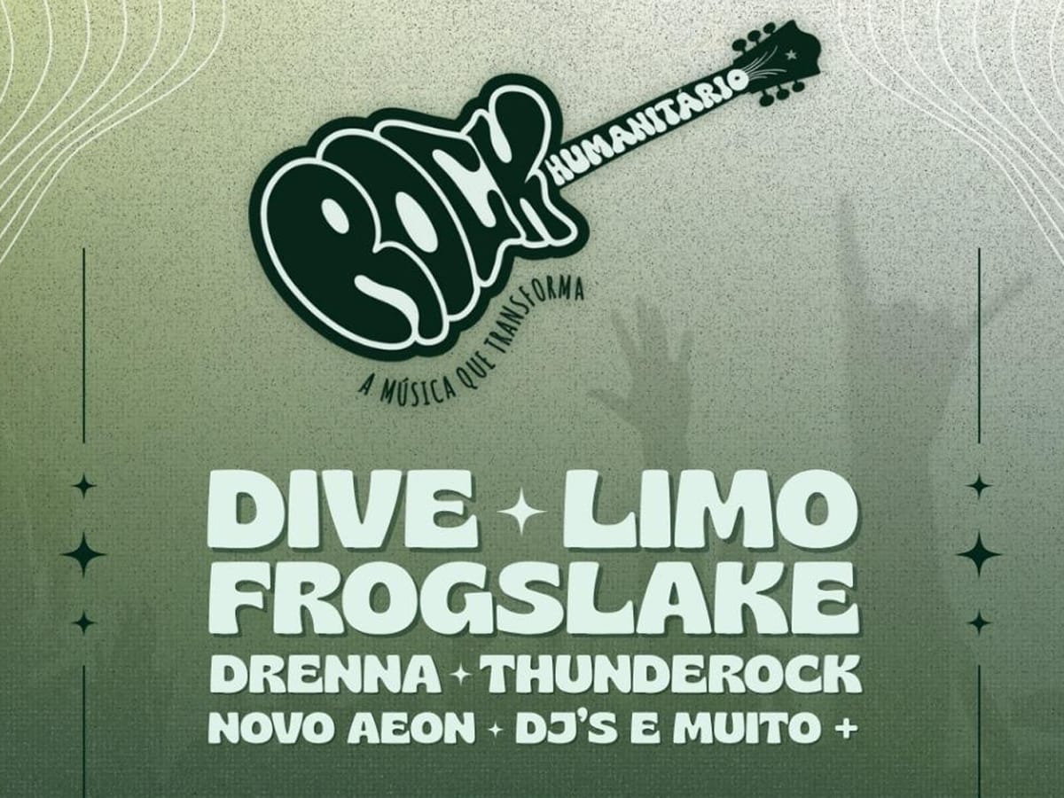 Rock Humanitário agita Itaboraí com muita música e solidariedade neste domingo (13/07)