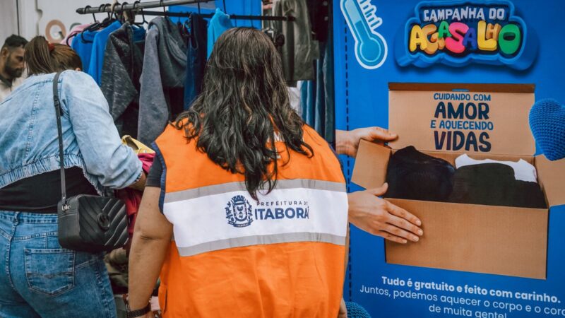 Varal Solidário aquece mais de 500 pessoas em Itaboraí durante o Dia D da Campanha do Agasalho