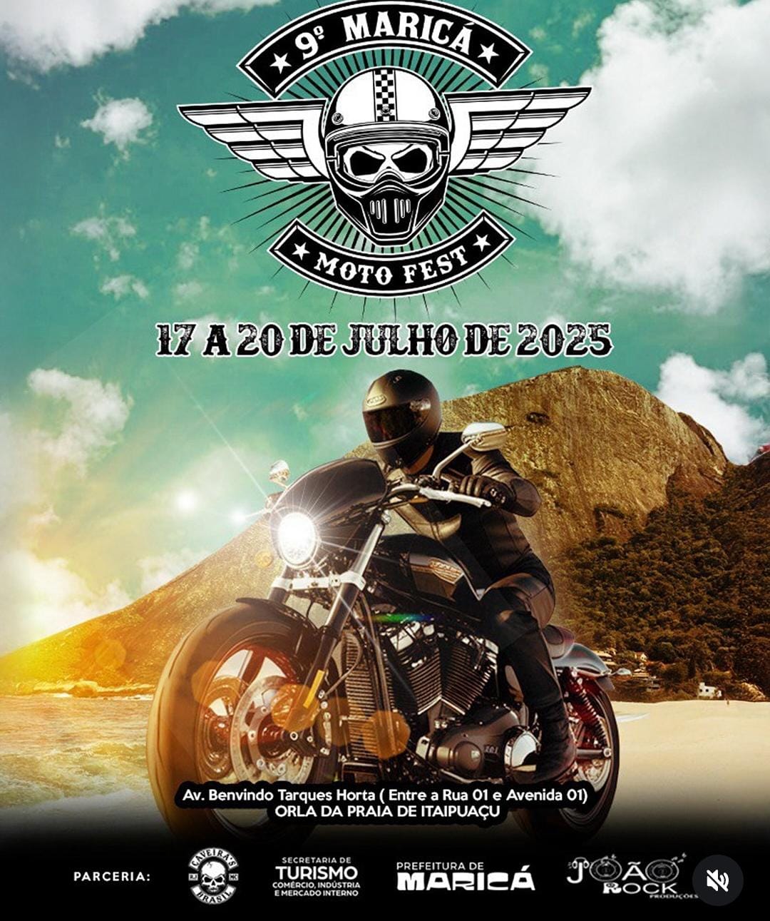 Prefeitura de Maricá promove 9ª edição do Maricá Moto Fest na Orla de Itaipuaçu