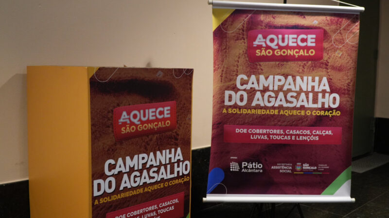 Campanha do Agasalho chega ao Pátio Alcântara