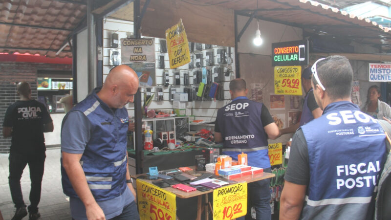 São Gonçalo interdita estabelecimentos comerciais suspeitos de receptação 