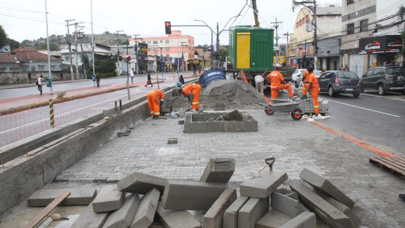 Nova Praça do Vila Lage começa a tomar forma