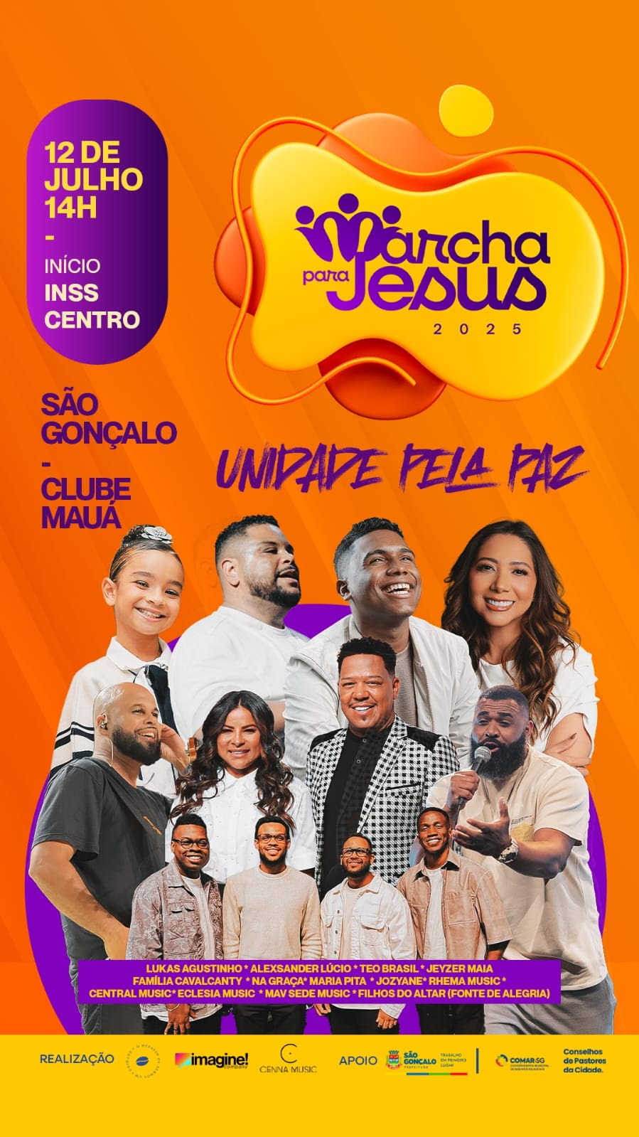 São Gonçalo prepara esquema especial de trânsito para ‘Marcha para Jesus 2025’