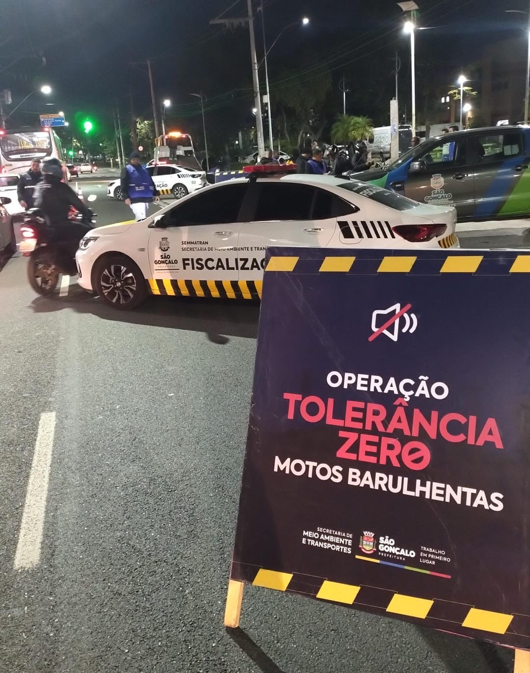 Operação Tolerância Zero contra motos barulhentas segue atuando por todo o município