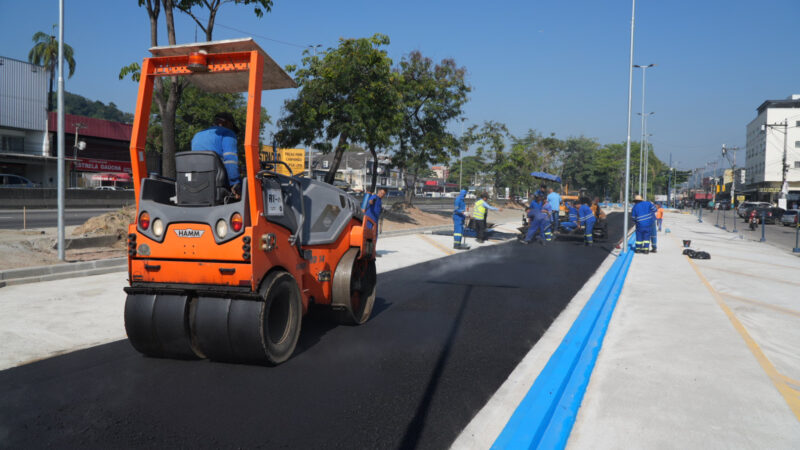 Novo módulo de estacionamento no Jardim Alcântara é pavimentado 