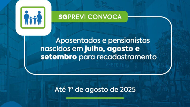 SG-PREVI convoca aposentados e pensionistas para recadastramento anual