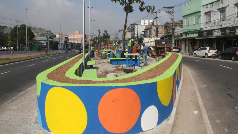 Obras na Praça do Vila Lage estão em fase final
