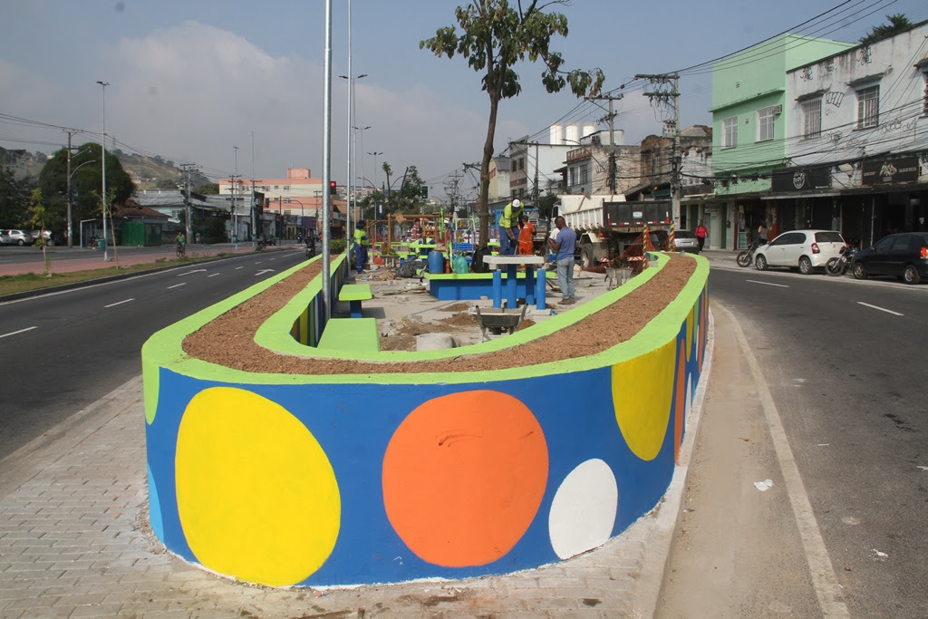 Obras na Praça do Vila Lage estão em fase final