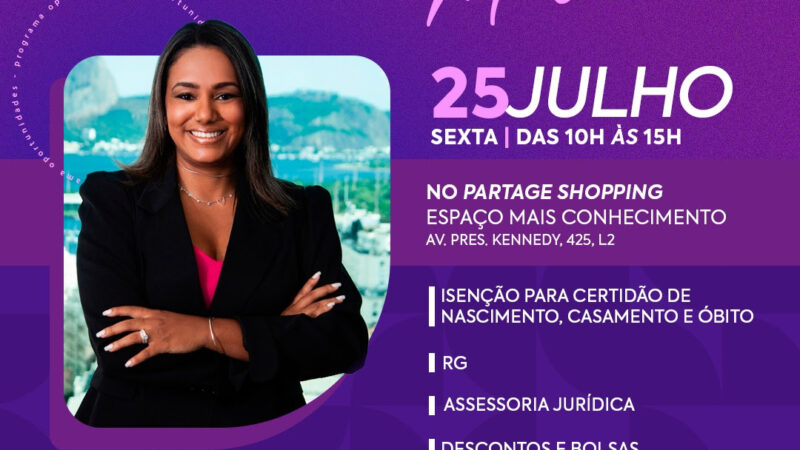 São Gonçalo realizará Oportunidades voltado ao público feminino nesta sexta-feira (25)