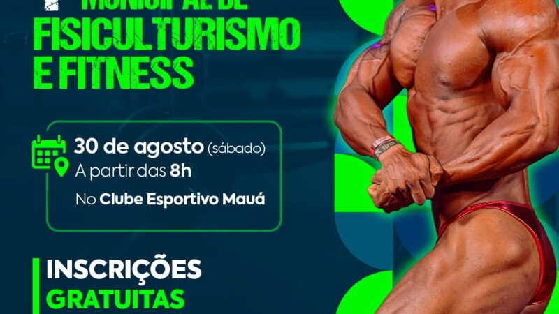 São Gonçalo promove 1º Campeonato Municipal de Fisiculturismo e Fitness