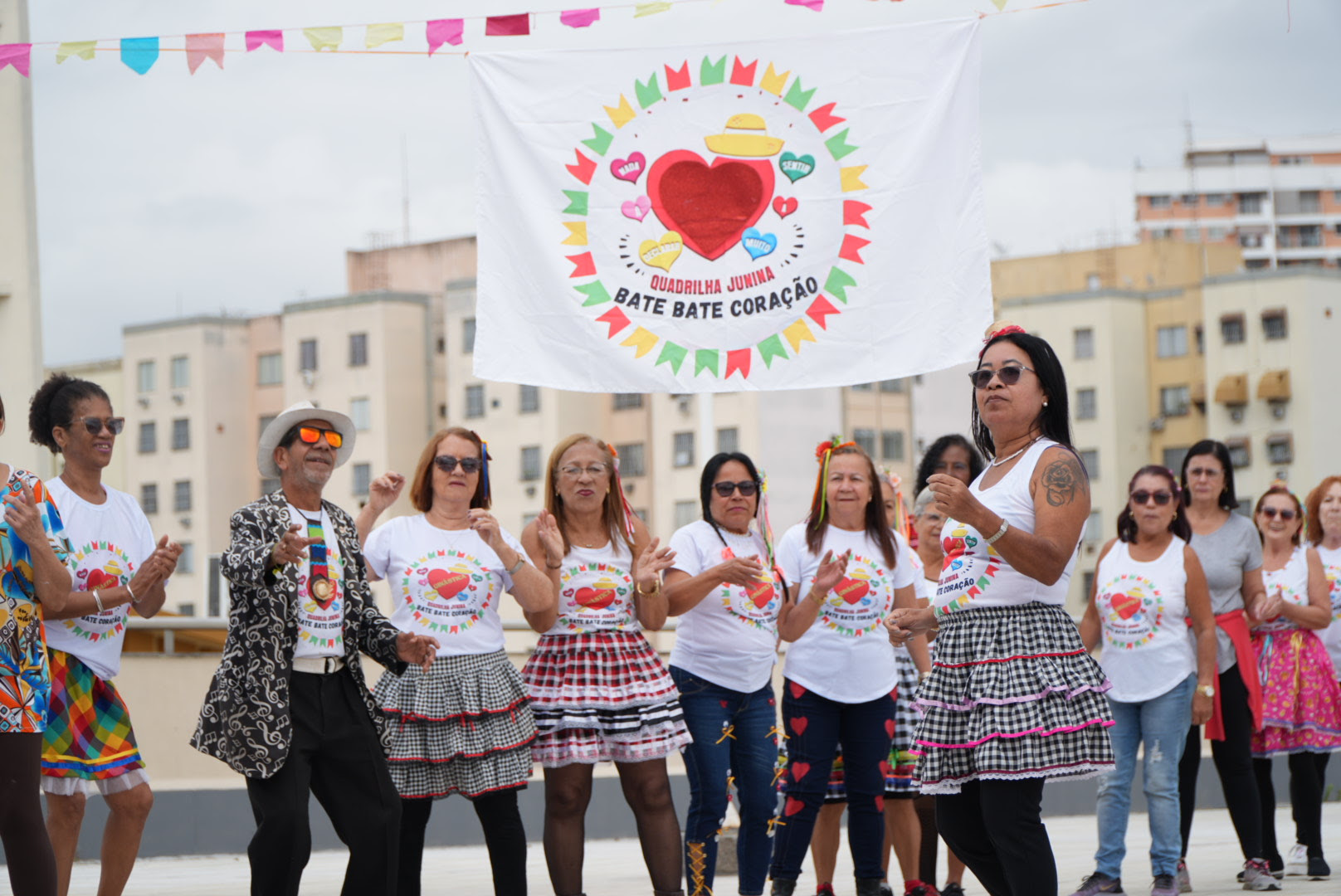 Ginástica das mulheres realiza arraiá no Pátio Alcântara
