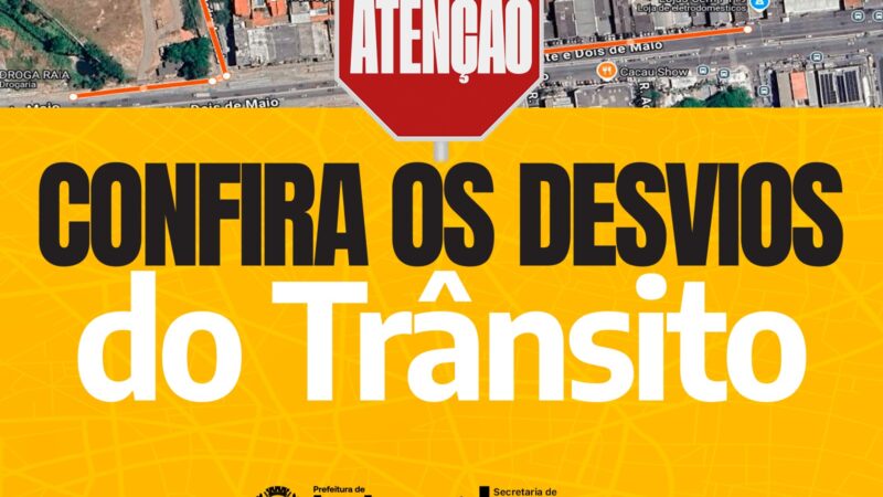 Atenção, motoristas! Confira os desvios e interdições no trânsito de Itaboraí durante o fim de semana