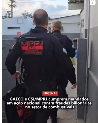 GAECO e CSI/MPRJ cumprem mandados em ação nacional contra fraudes bilionárias no setor de combustíveis