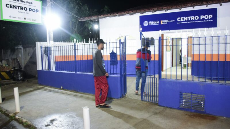 Centro POP de Itaboraí oferece pernoite para população em situação de rua