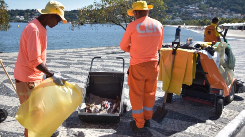Clin intensifica trabalho de limpeza na área do Campeonato Mundial de Va´a