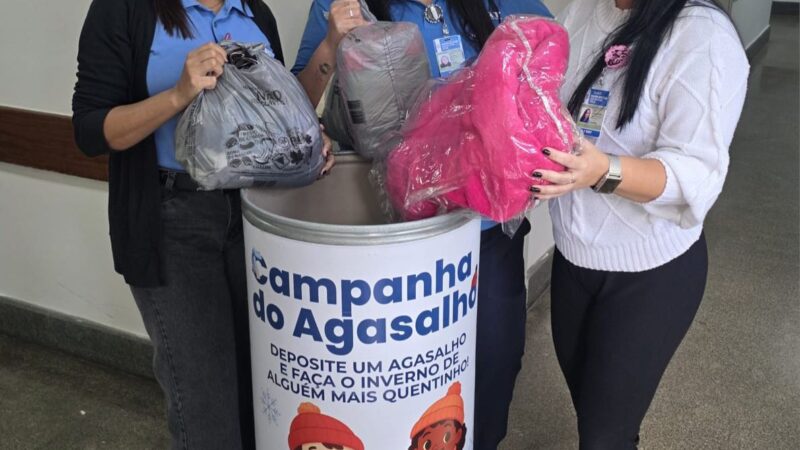 Hospitais e UPA se unem na Campanha do Agasalho 2025 para ajudar quem mais precisa