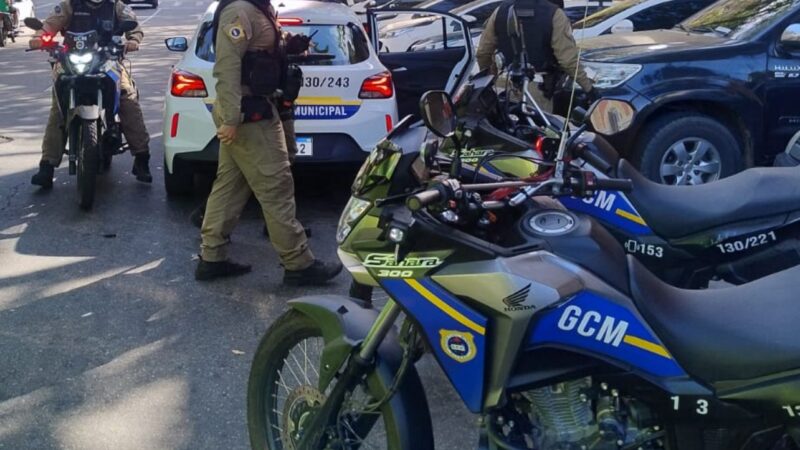 Guarda Municipal intensifica ações em Niterói e apreende carro clonado no Centro da cidade