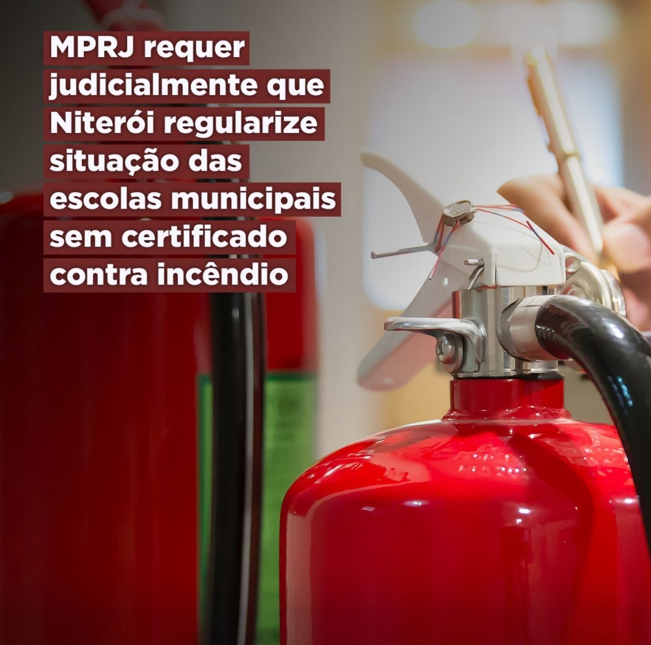 Ministério Público entra na Justiça contra a Prefeitura de Niterói por falta de certificado contra incêndio em escolas