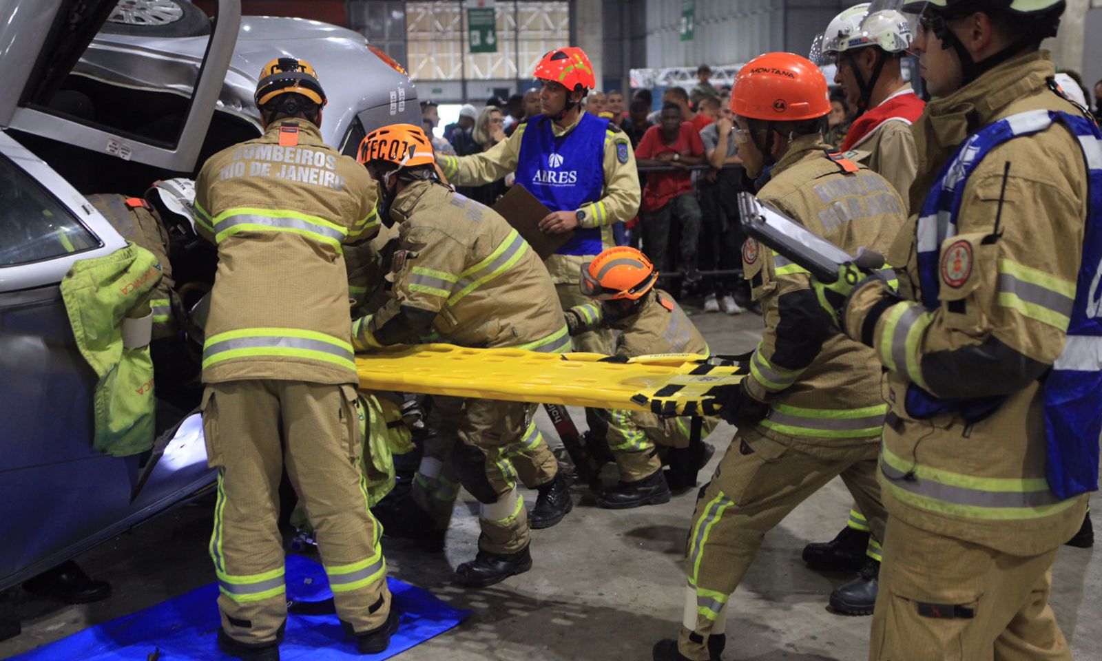Corpo de Bombeiros do RJ promove Desafio Estadual de Salvamento Veicular e Trauma no Riocentro