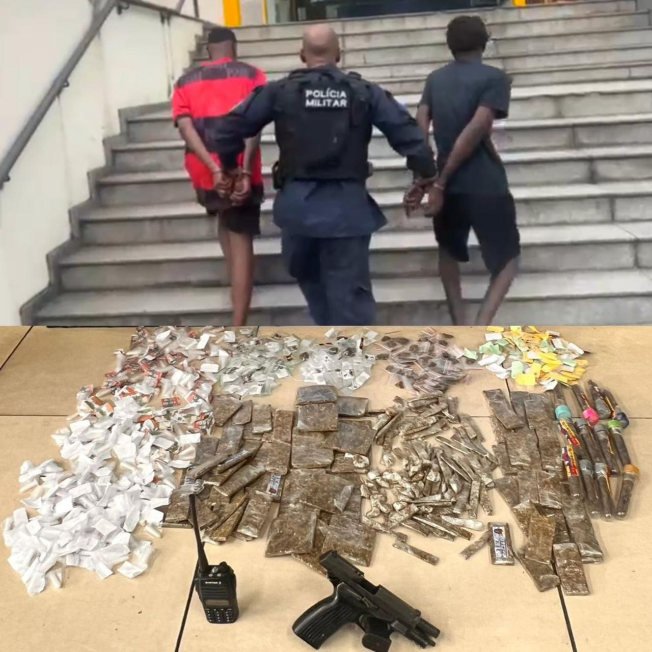 12ºBPM apreende drogas e arma durante operação na Nova Brasília, em Niterói