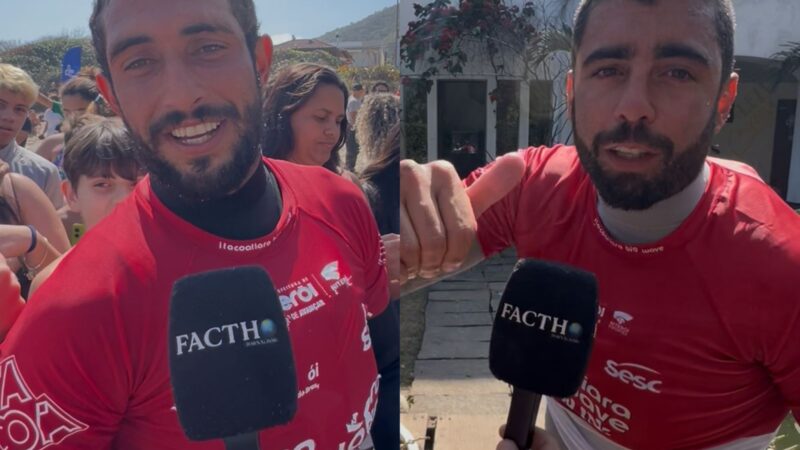 Lucas Chumbo e Pedro Scooby conquistam título no Itacoatiara Big Wave em Niterói