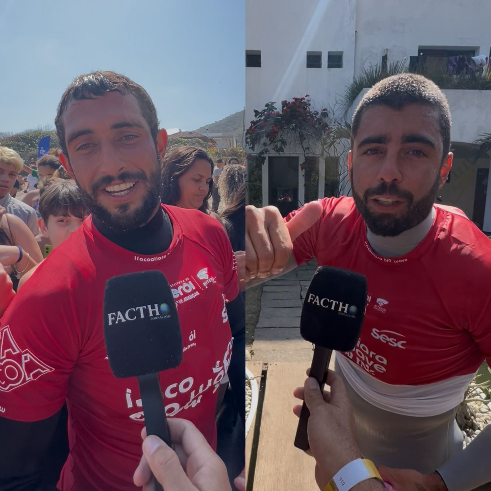 Lucas Chumbo e Pedro Scooby conquistam título no Itacoatiara Big Wave em Niterói
