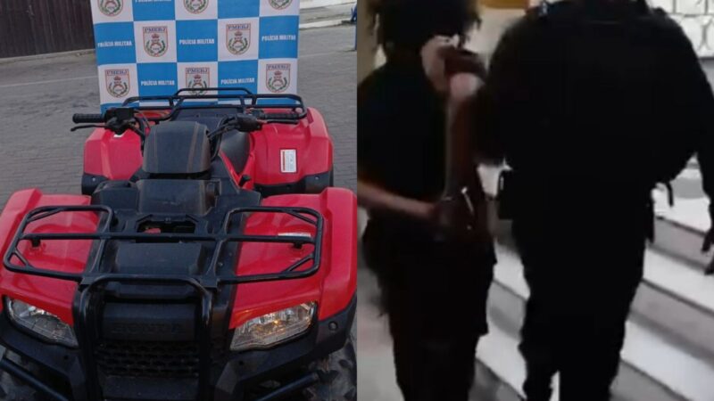 Estrangeiro é preso em Maricá por receptação de quadriciclo furtado na Região dos Lagos